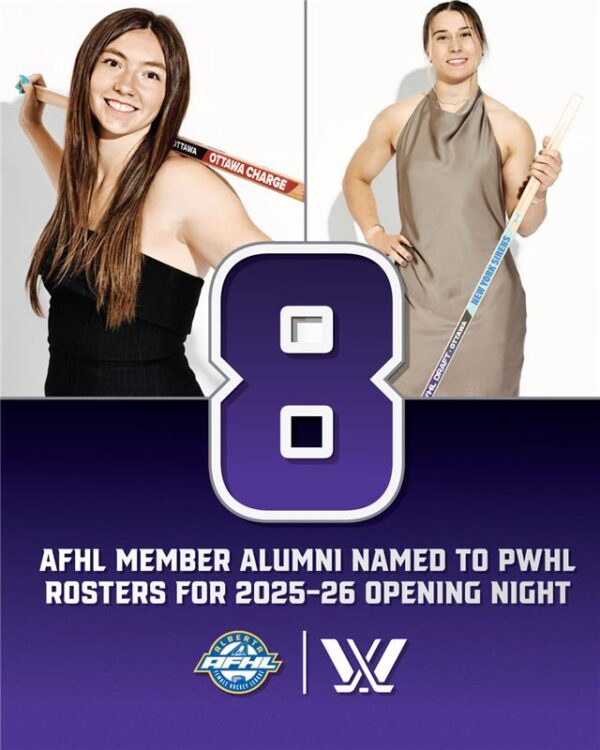 Eight AFHL Member Alumni Named to PWHL Opening Night Rosters for 2025-26 Season